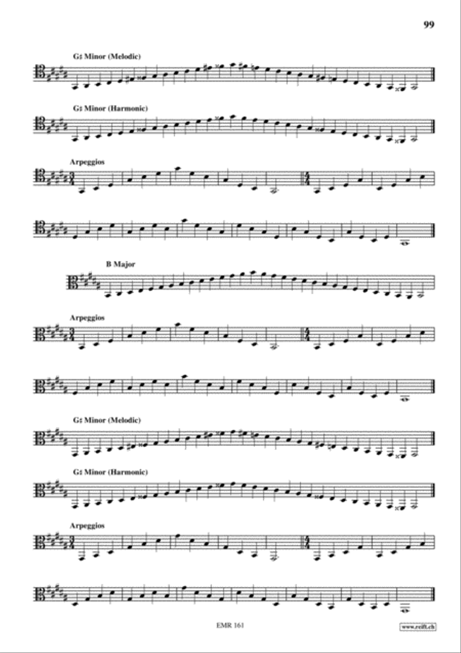 Studies in all Clefs Trombone Solo scores gallery preview page 45