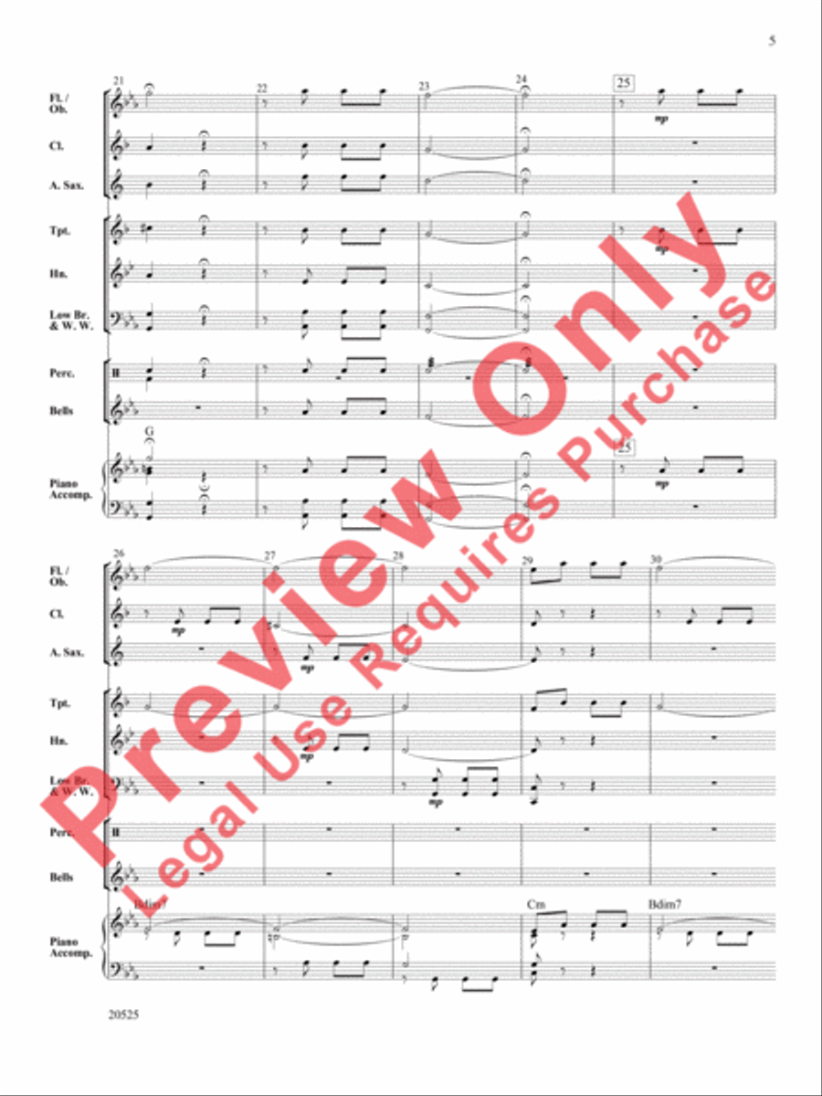 Best of Beethoven Best of Beethoven Concert Band scores gallery preview page 6