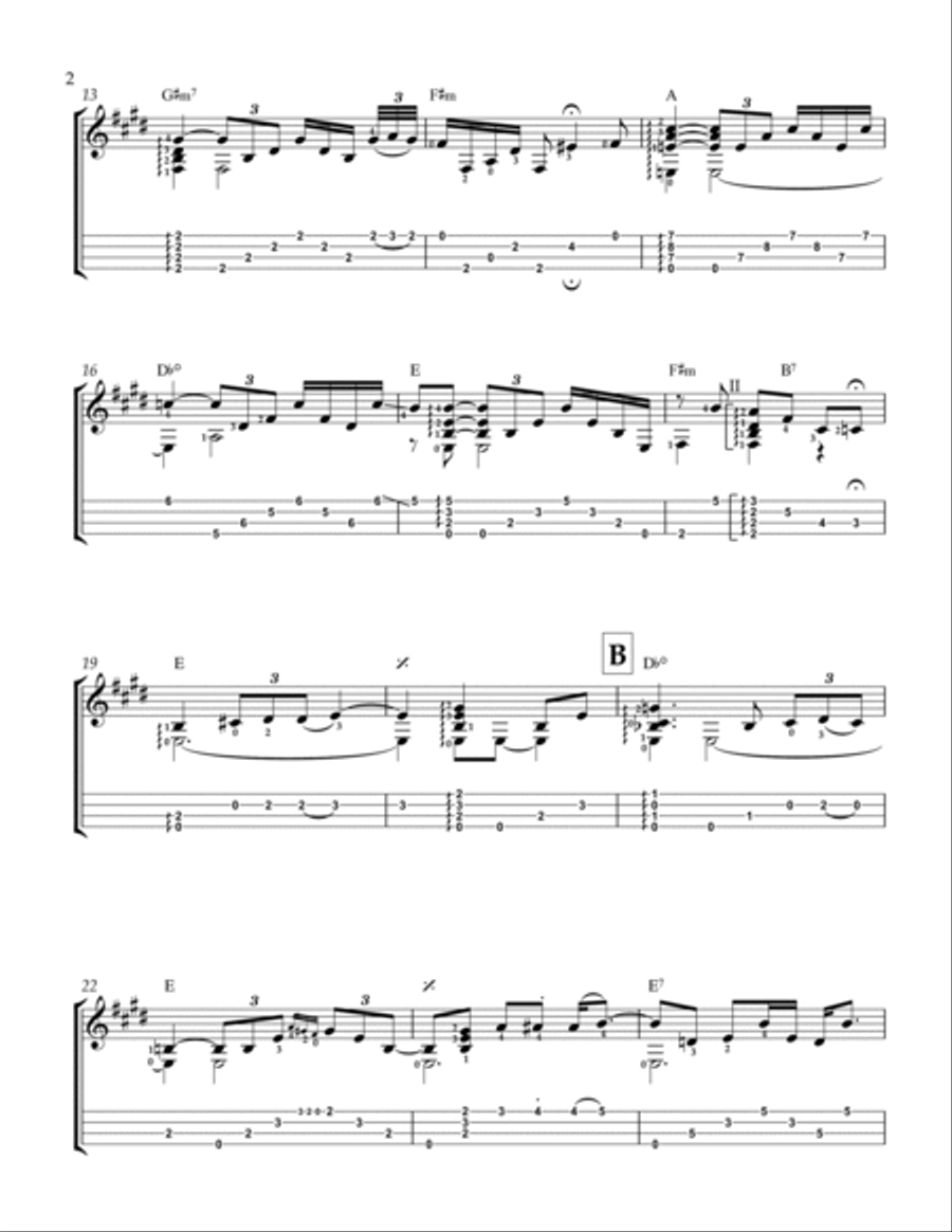 Sombra en los medanos Ukulele scores gallery preview page 2