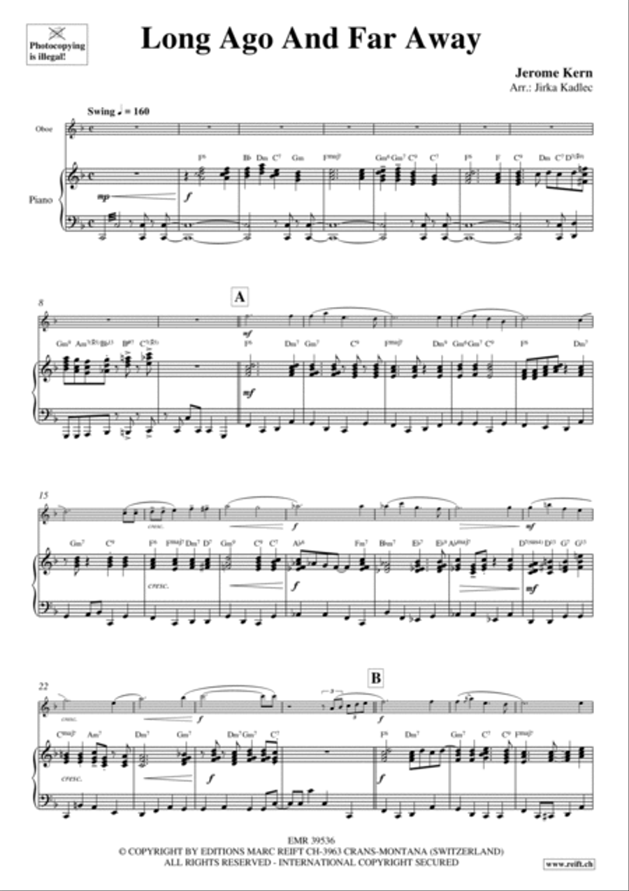Long Ago And Far Away Long Ago And Far Away Piano Accompaniment scores gallery preview page 3
