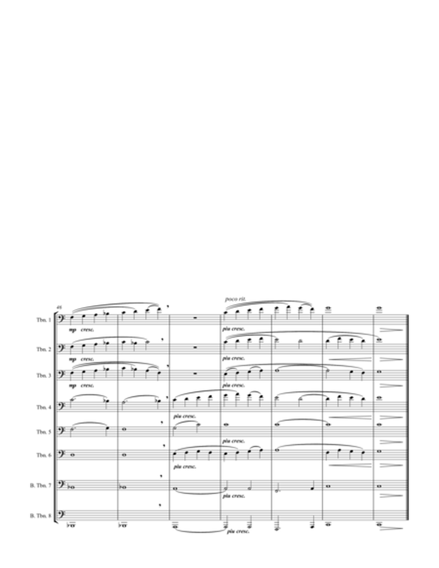 Ave Maria for 8-part Trombone Ensemble