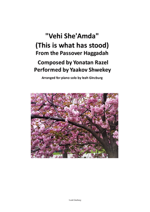 Book cover for Vehi She'Amda (From Passover Haggadah) performed by Yaakov Shwekey