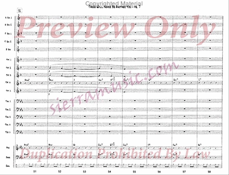 There Will Never Be Another You Jazz Ensemble scores gallery preview page 8