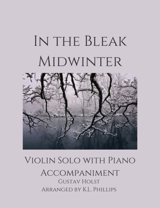 In the Bleak Midwinter - Violin Solo with Piano Accompaniment
