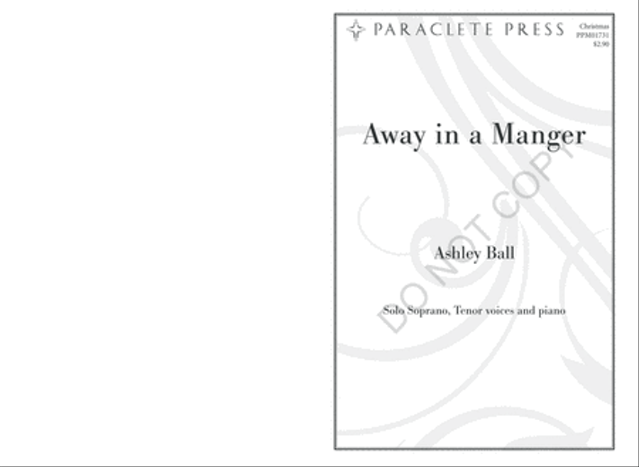 Away in a Manger Choir scores gallery preview page 2