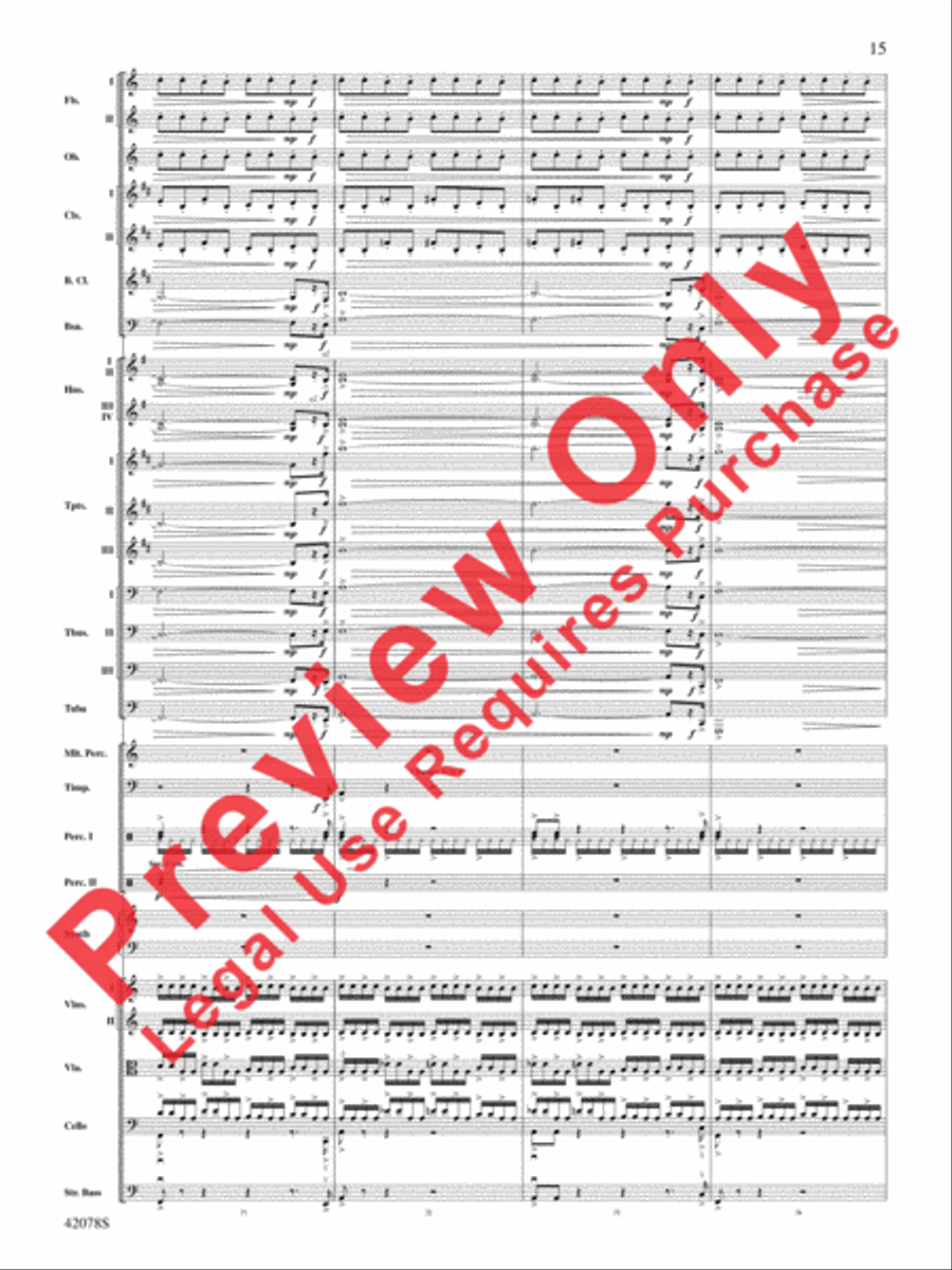 Man of Steel, Selections from Full Orchestra scores gallery preview page 16