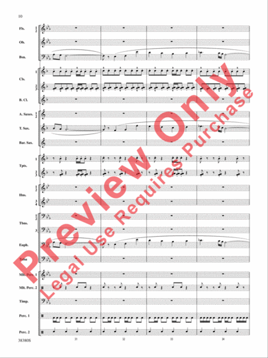 And In the End It Was Earth Concert Band scores gallery preview page 11