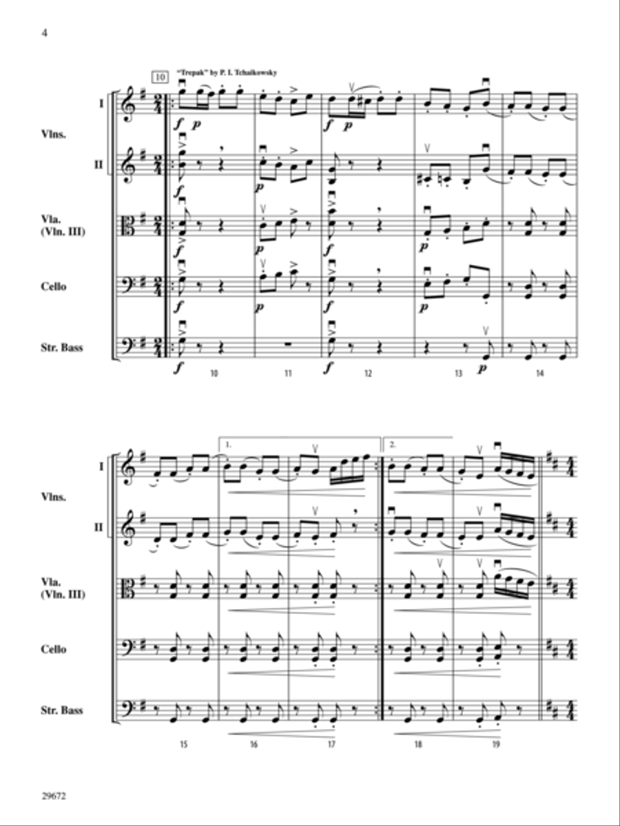 Instant Recruiting Concert (score only) String Orchestra scores gallery preview page 3