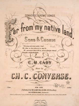 Far From My Native Land. Song & Chorus