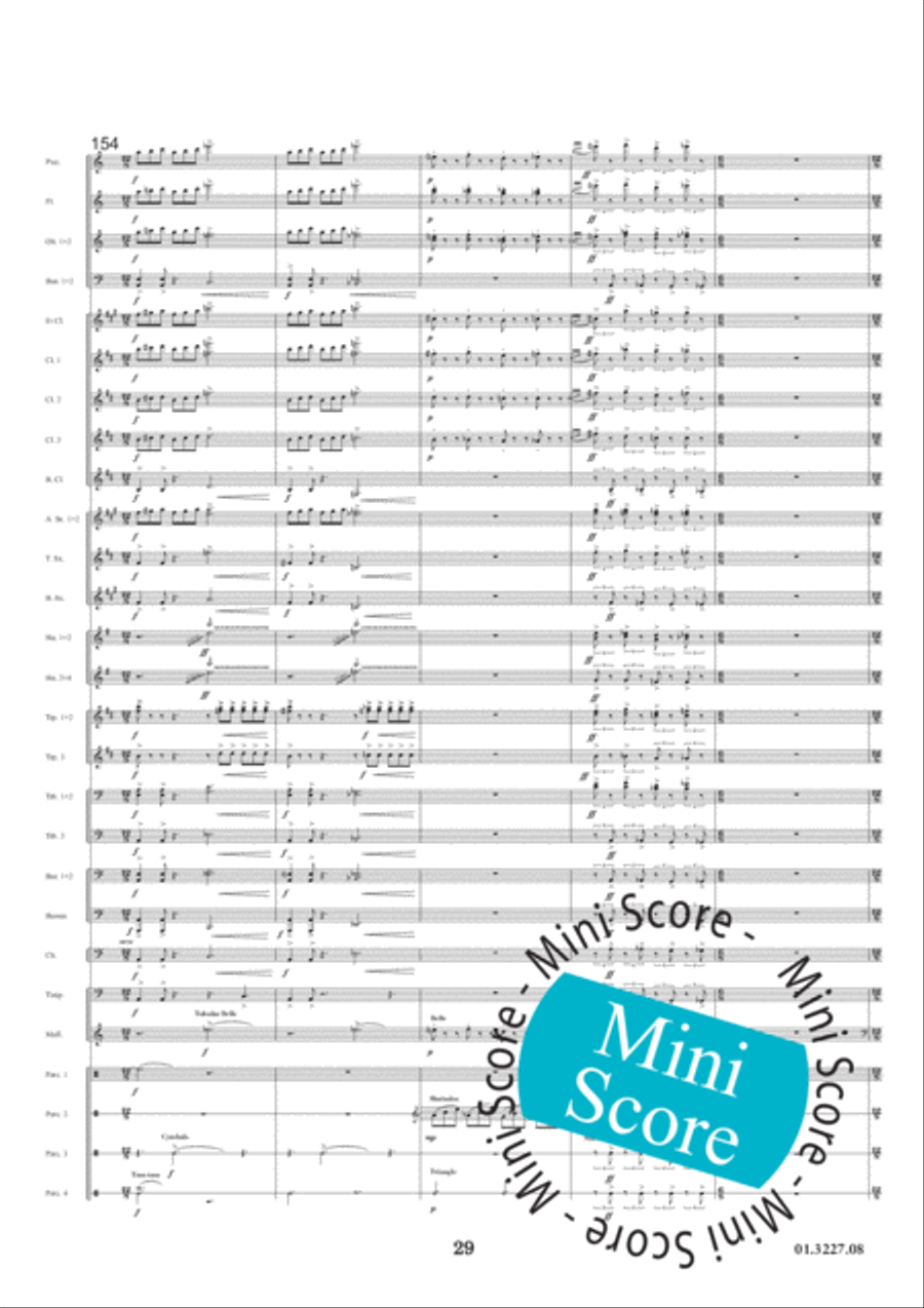 The Legend of Maracaibo Concert Band scores gallery preview page 33