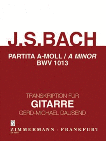 Partita A minor BWV 1013