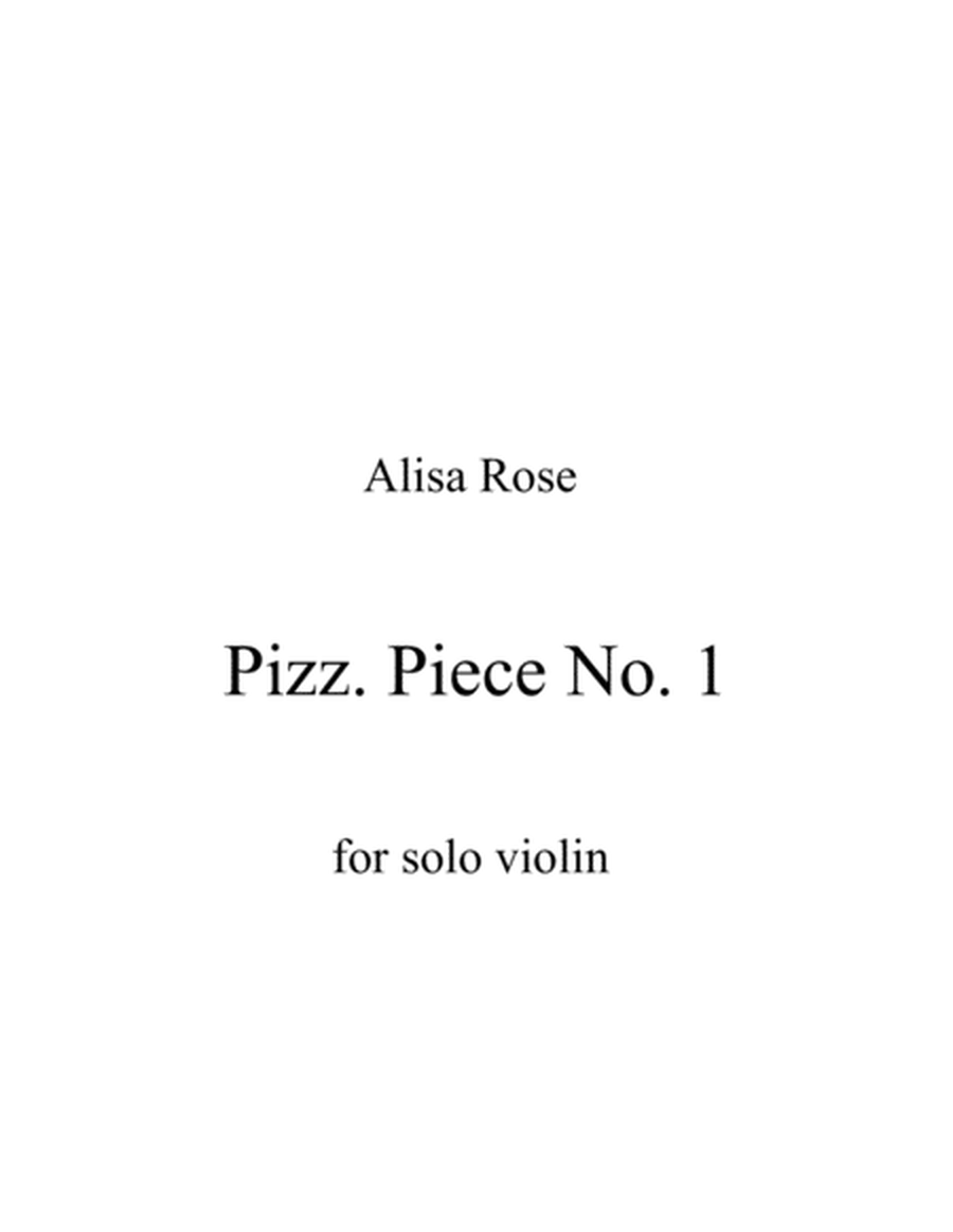 Fiddle Caprices and Pizzicato Pieces: six virtuosic studies for solo violin image number null