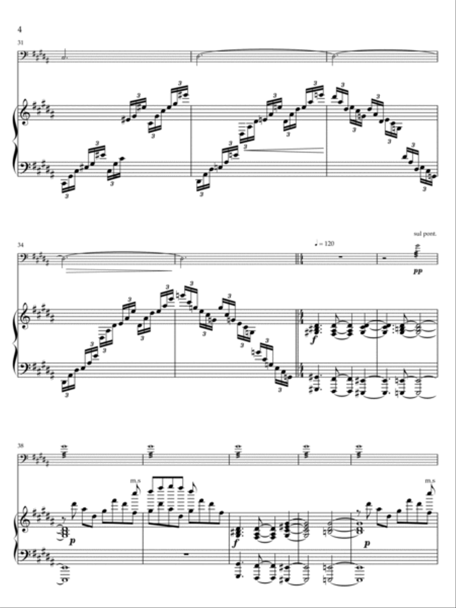 Prelude No.3 (The Romance) String Duet scores gallery preview page 4