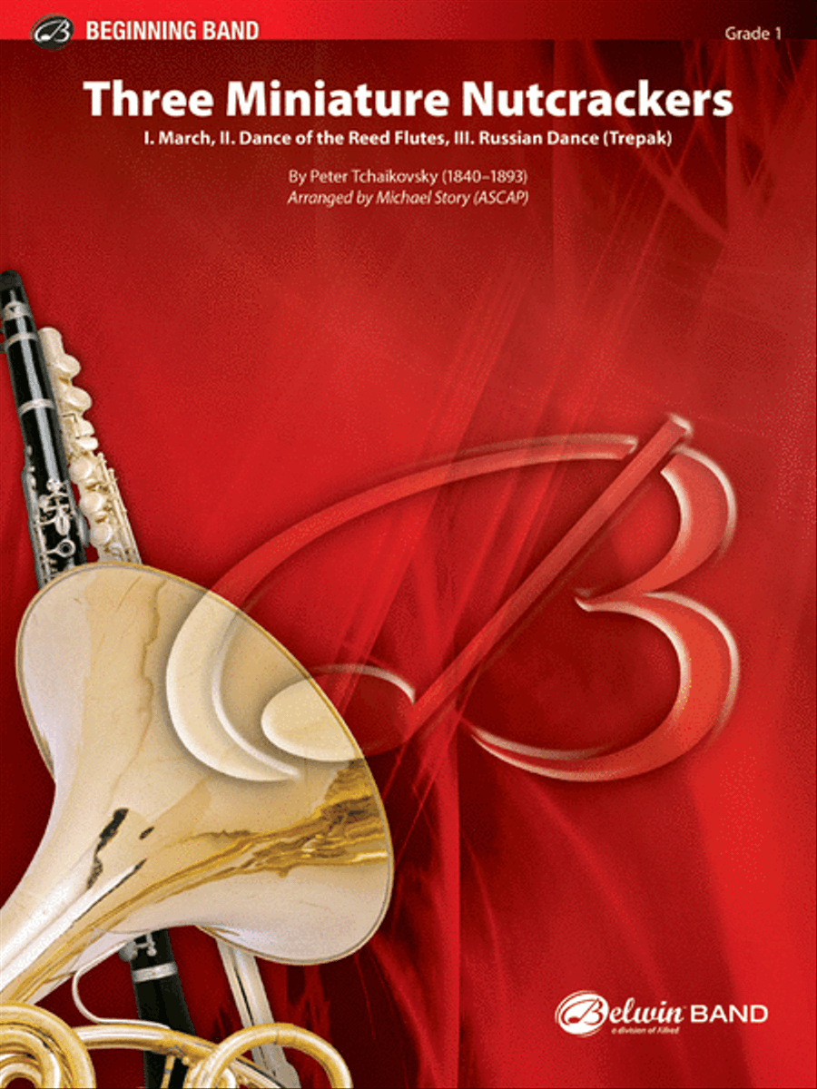 Three Miniature Nutcrackers Concert Band scores gallery preview page 1