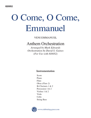 O Come, O Come, Emmanuel Orchestration