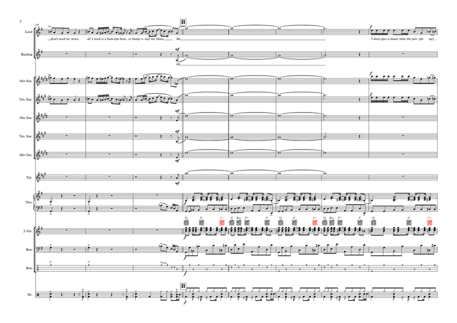 Do Your Thing Jazz Ensemble scores gallery preview page 2