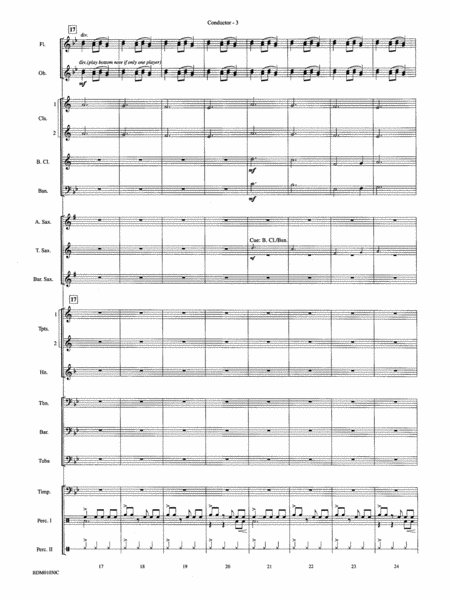 African Bell Carol (for Percussion and Winds): Score
