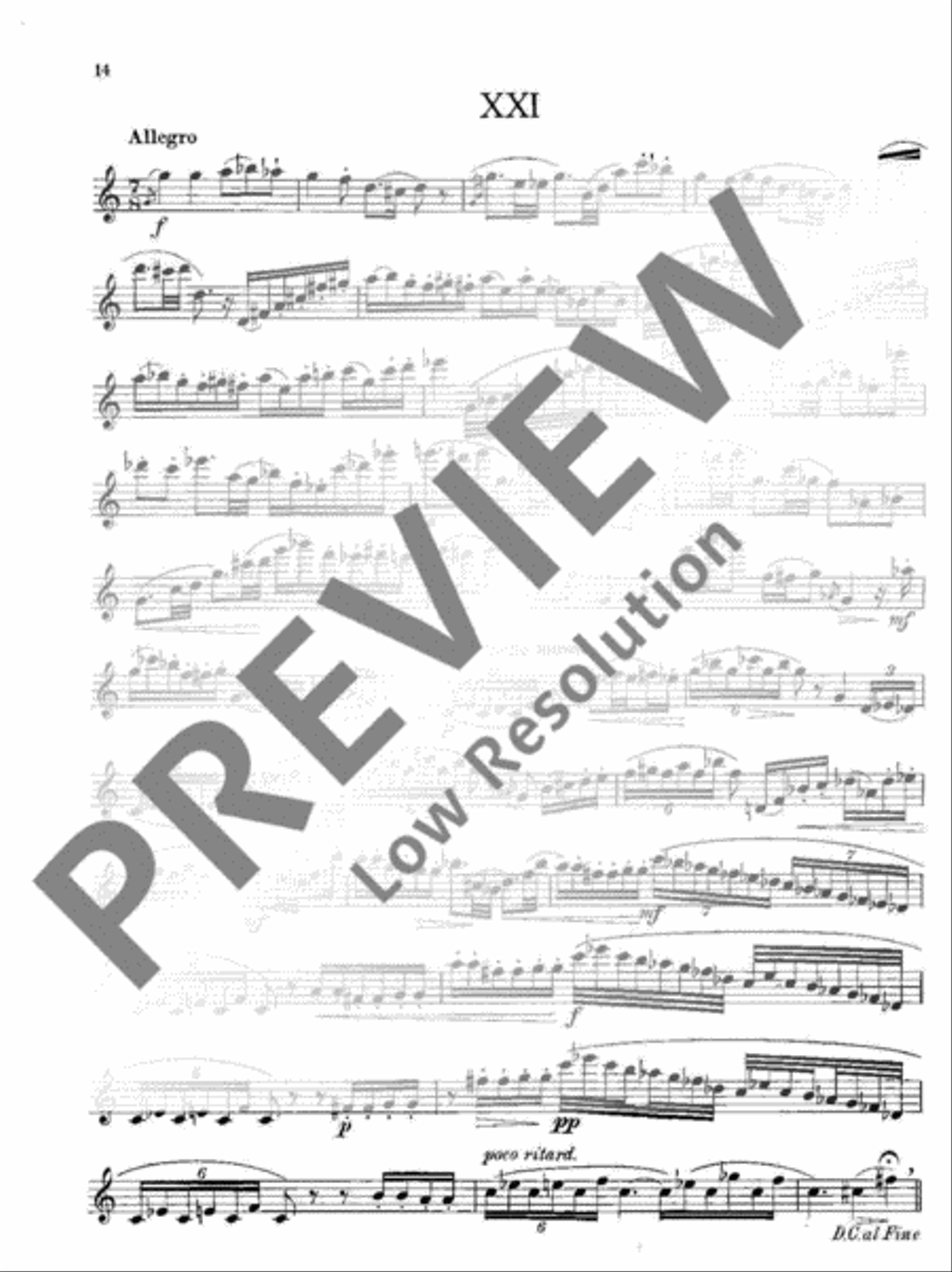 Modern Studies Flute Solo scores gallery preview page 15