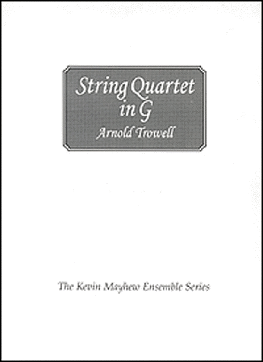 String Quartet in G Op 25 - Parts