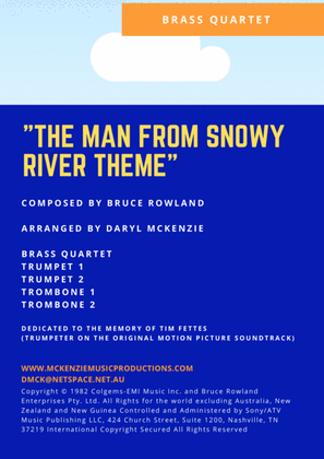 Book cover for The Man From Snowy River (main Title Theme)