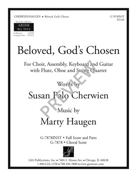Beloved, God's Chosen - Full Score and Parts