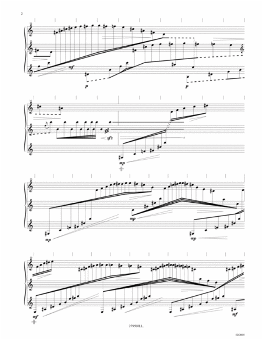 Les Travaux Et Les Jours Piano Solo scores gallery preview page 3