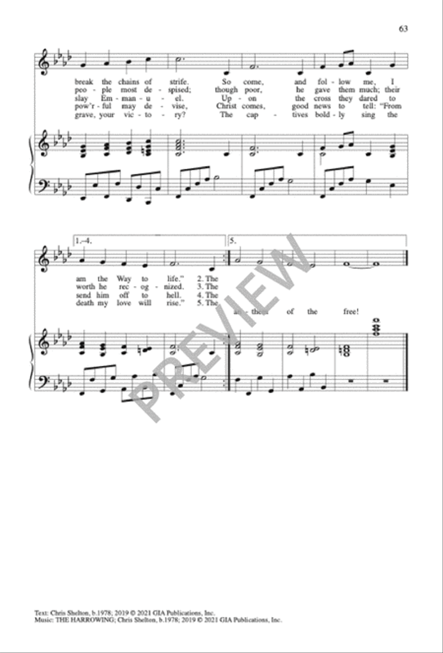 Sing No Empty Alleluias Sacred scores gallery preview page 58