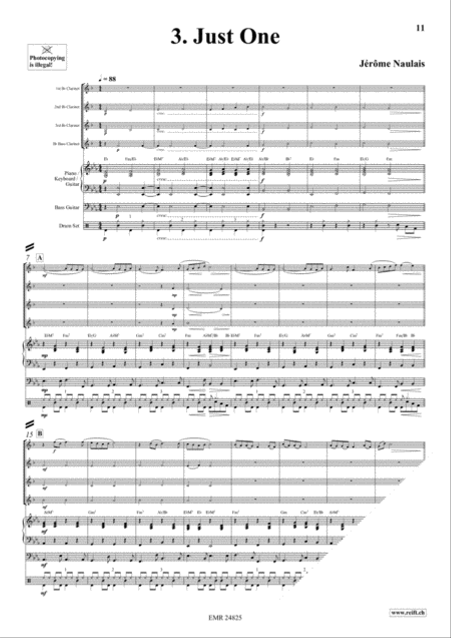 Play With Your Band Volume 3 Clarinet Quartet scores gallery preview page 5