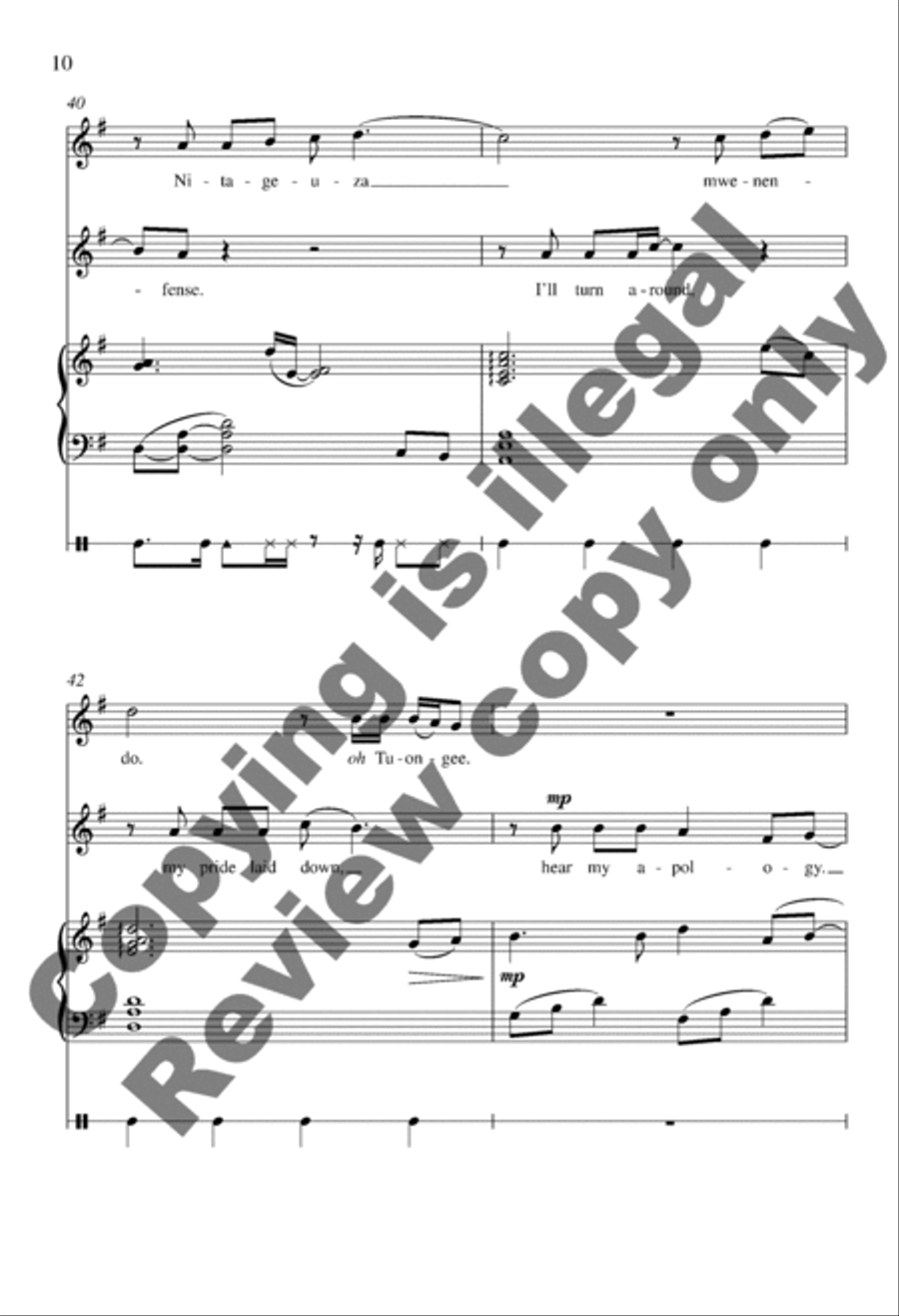 Reconcile Unison Choir scores gallery preview page 10