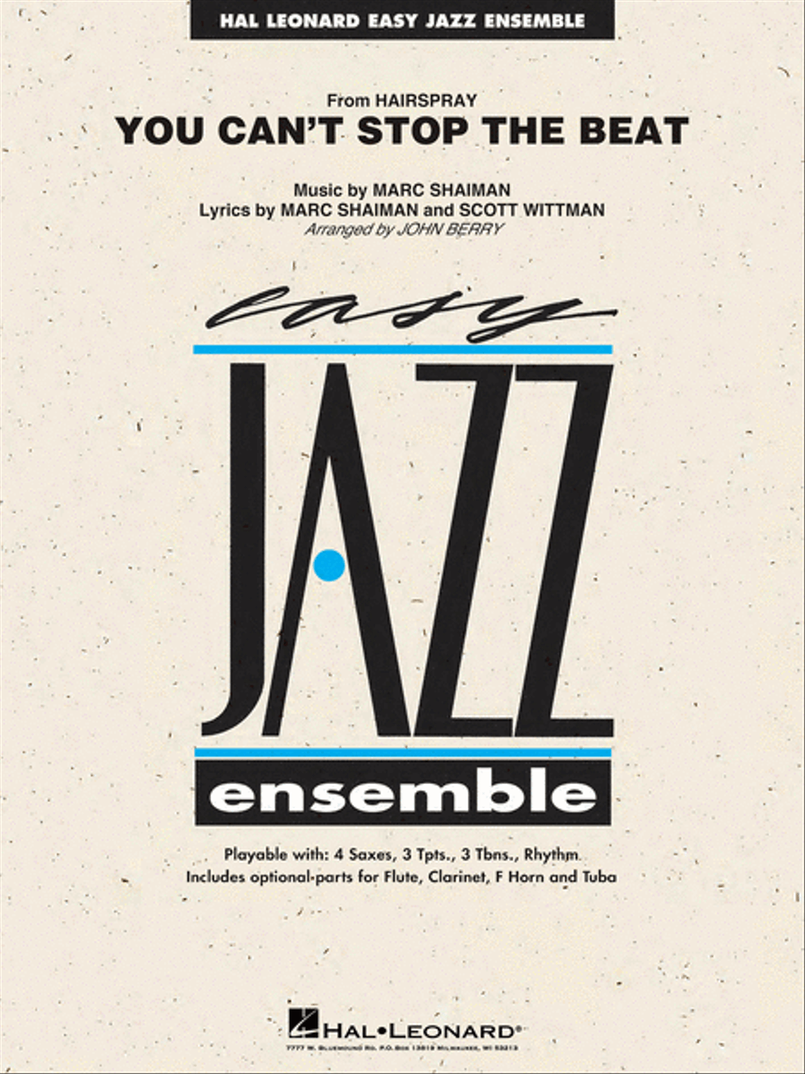 You Can't Stop the Beat (from Hairspray) Jazz Ensemble scores gallery preview page 1