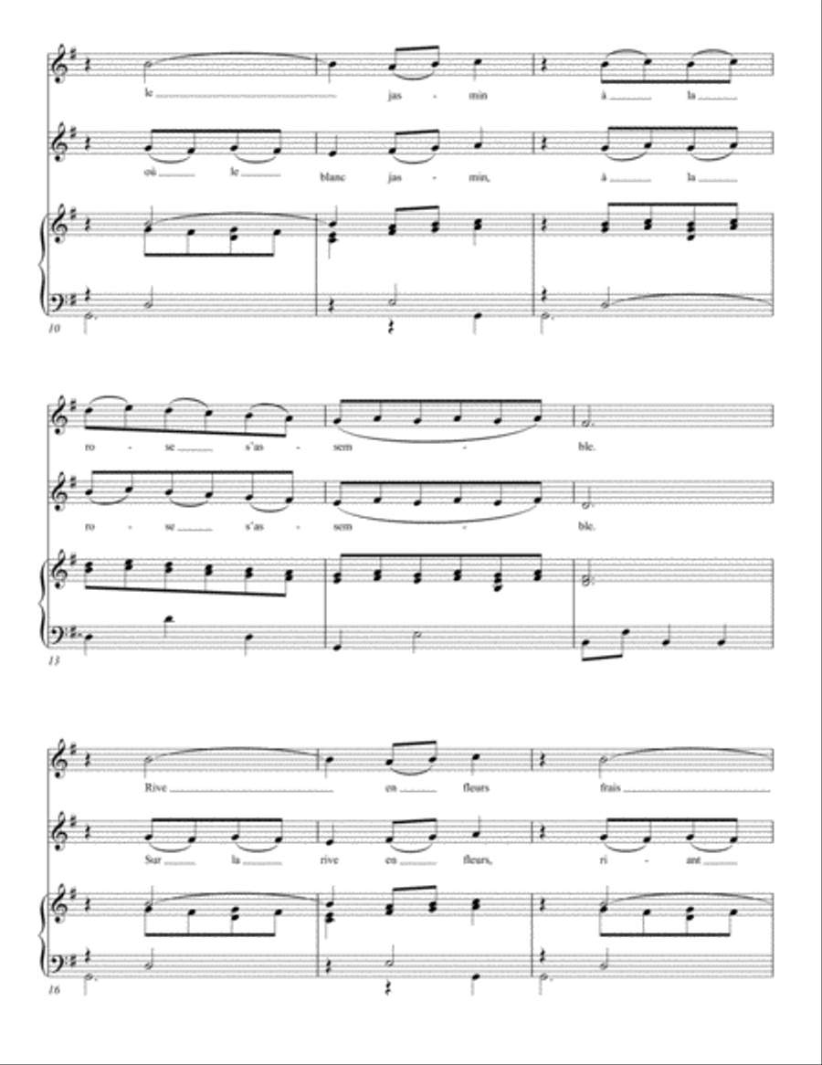 Flower duet (from Lakmé) Vocal Duet scores gallery preview page 2
