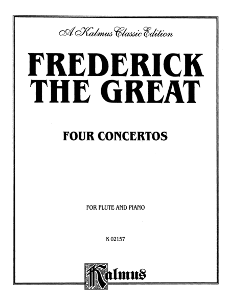 Four Concertos for Flute and Piano