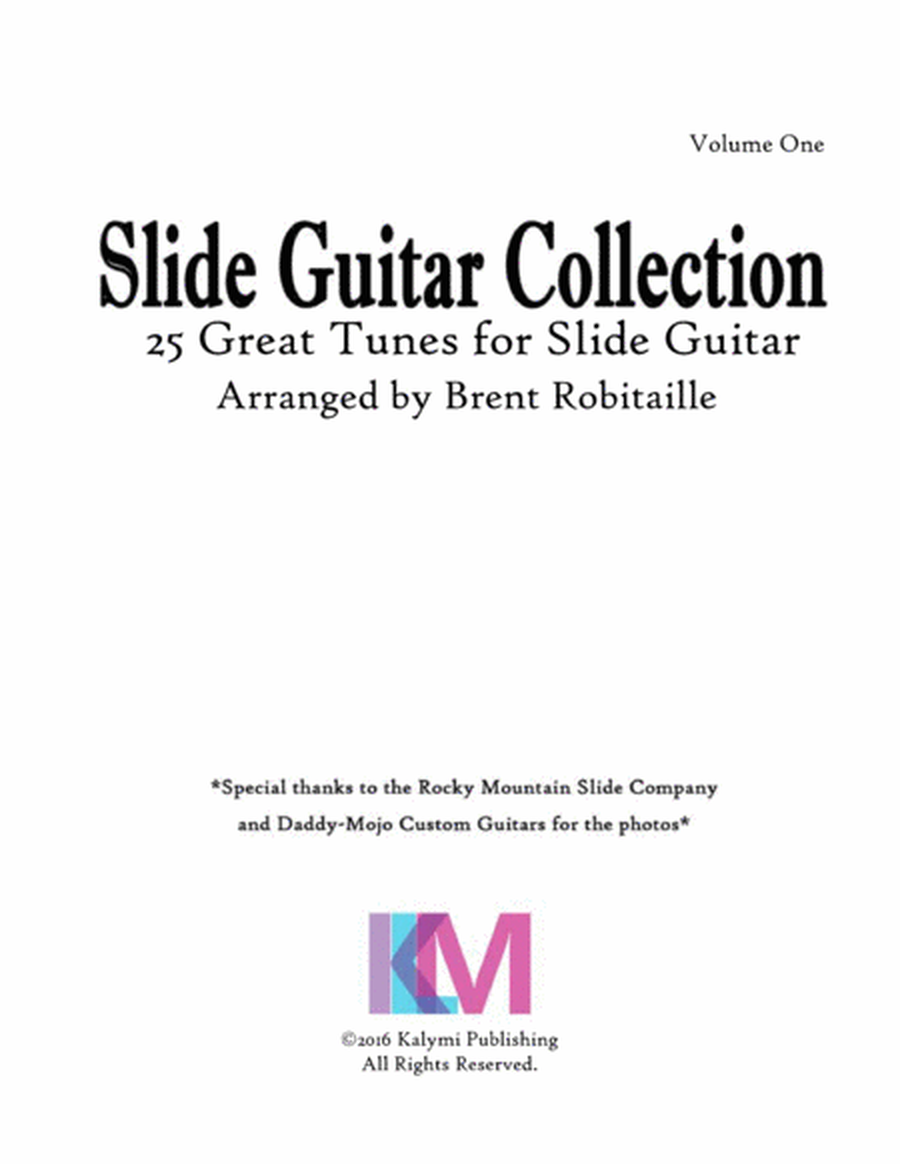 Slide Guitar Collection - 25 Great Tunes for 6 String Standard Tuning image number null