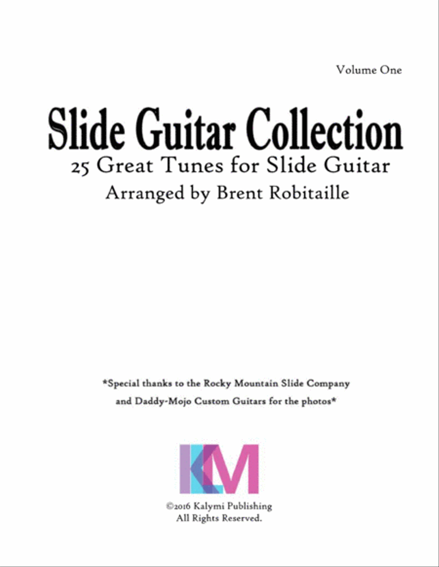 Slide Guitar Collection - 25 Great Tunes for 6 String Standard Tuning Acoustic Guitar scores gallery preview page 2