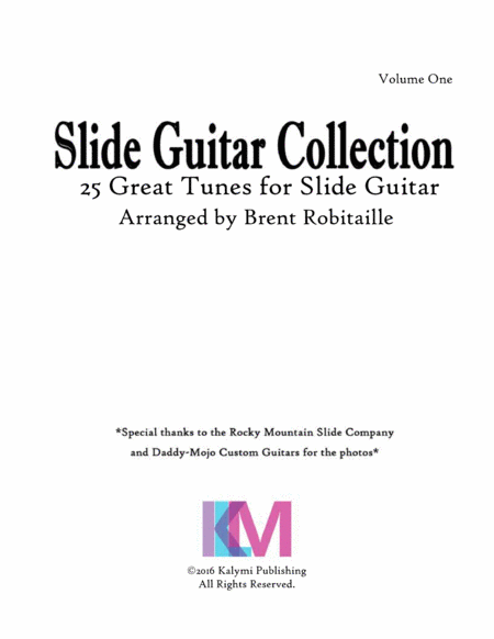Slide Guitar Collection - 25 Great Tunes for 6 String Standard Tuning image number null