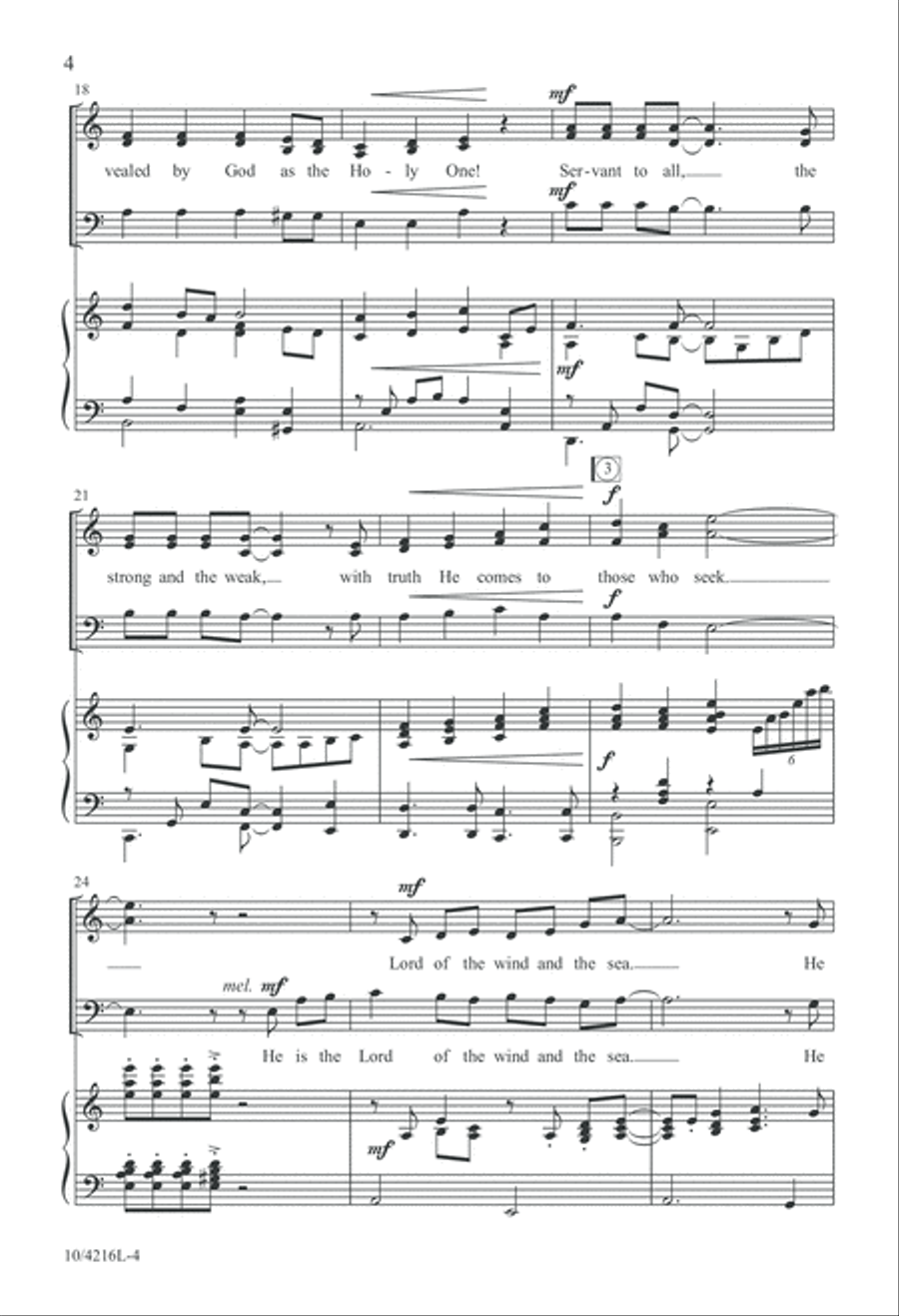 Lord of the Wind and the Sea 3-Part scores gallery preview page 4