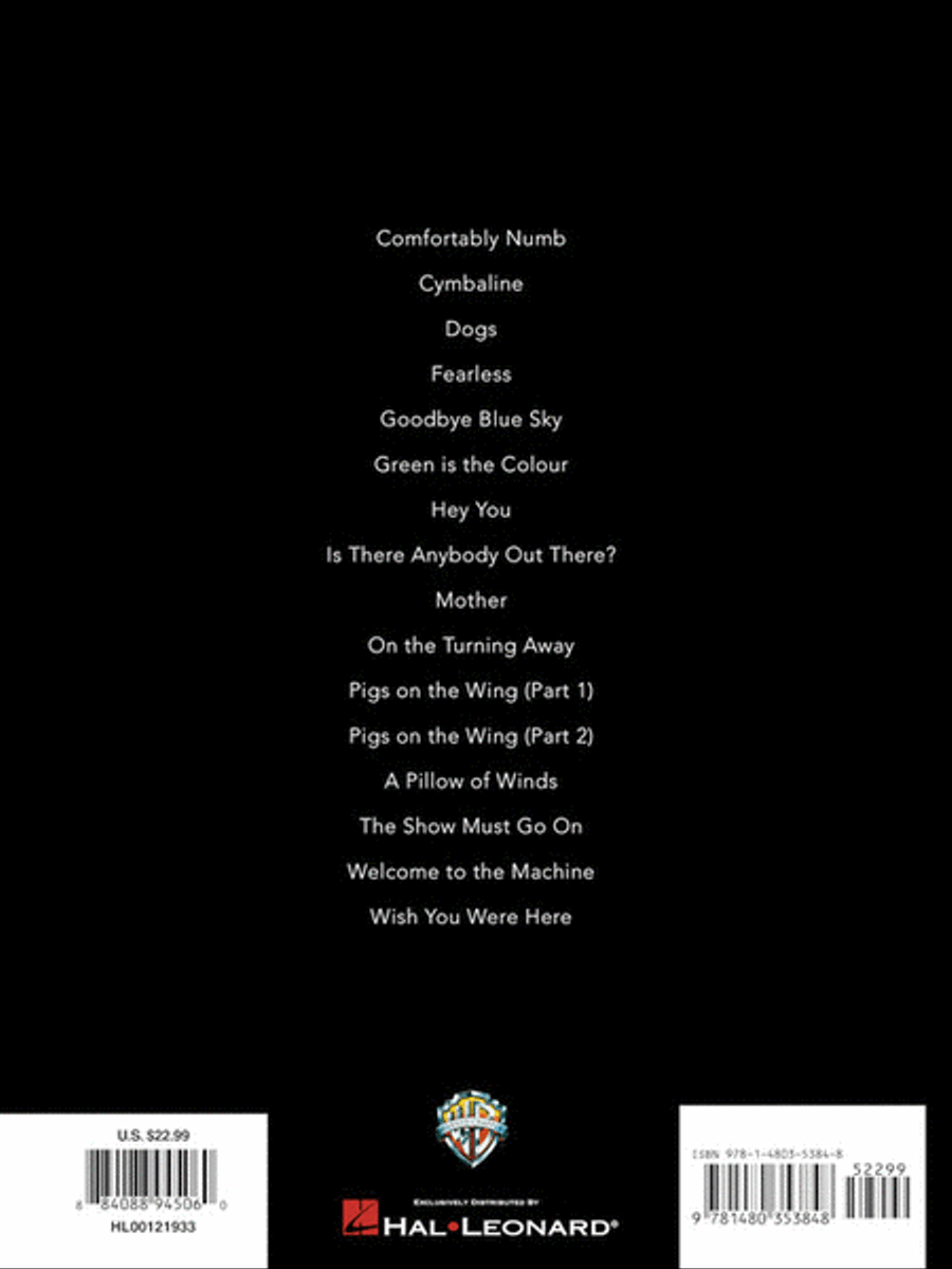 Pink Floyd - Acoustic Guitar Collection Acoustic Guitar scores gallery preview page 7