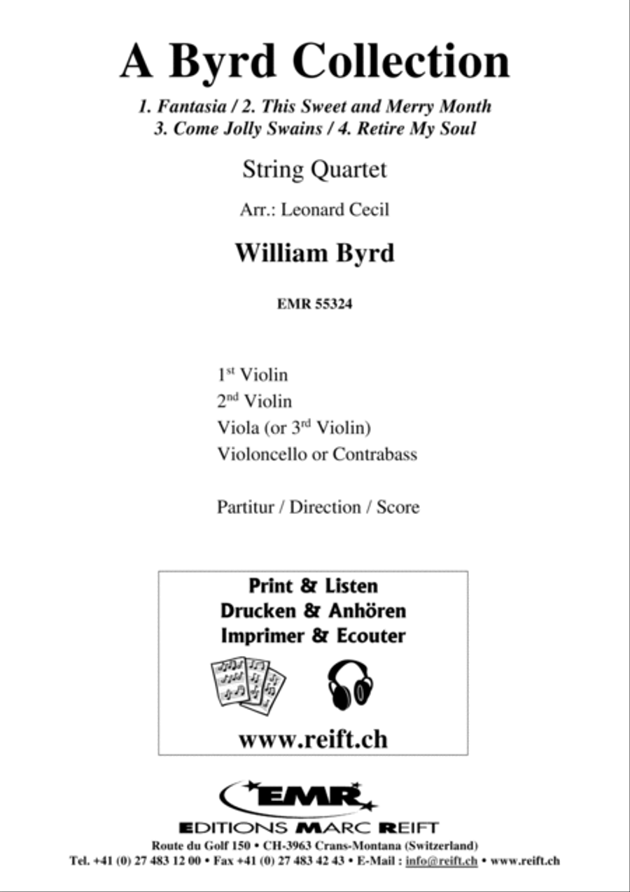 A Byrd Collection A Byrd Collection String Quartet scores gallery preview page 2
