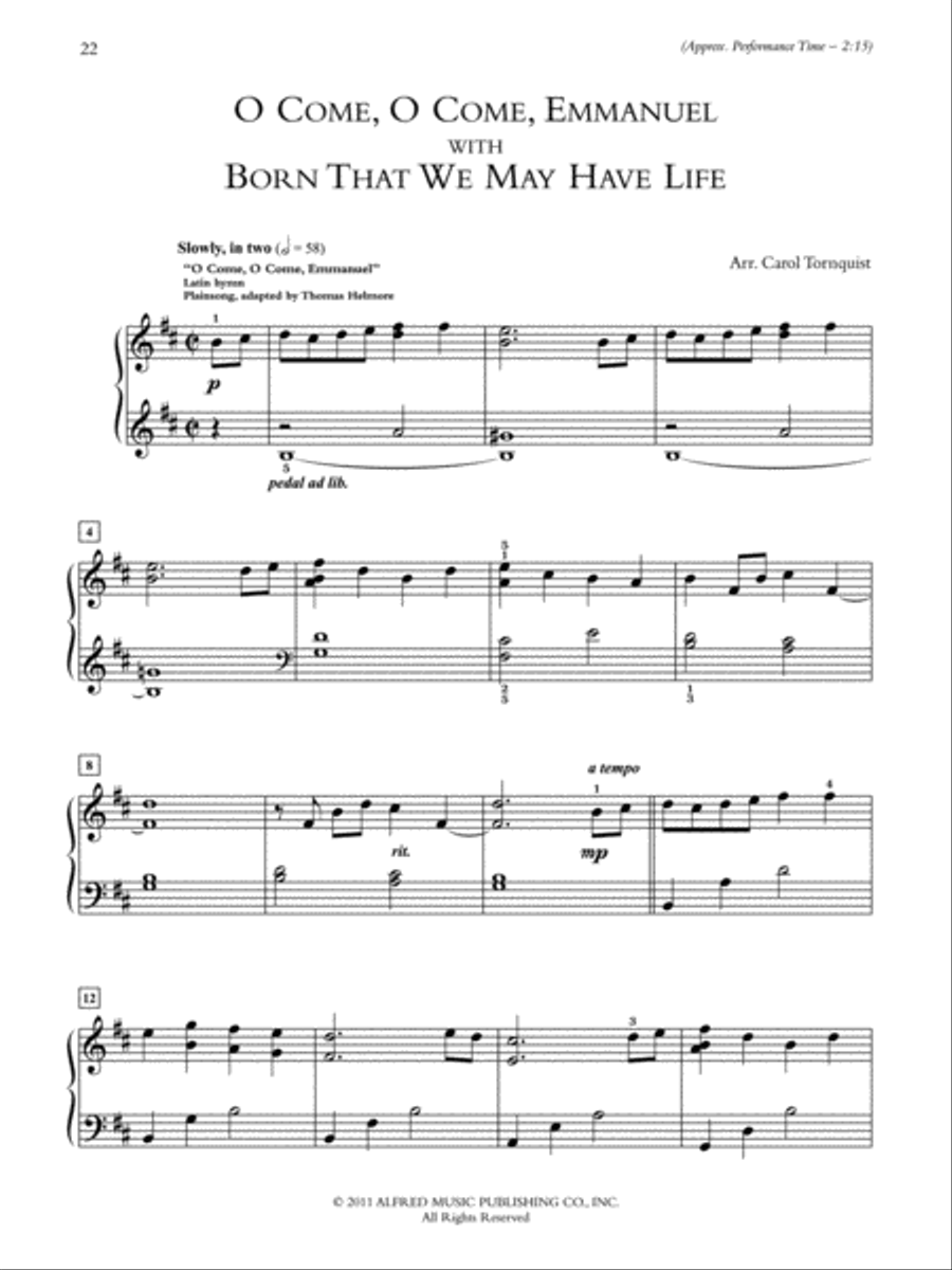 Medleys for Blended Worship -- Christmas Piano Solo scores gallery preview page 3