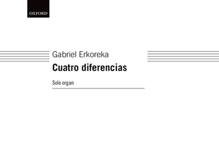 Book cover for Cuatro diferencias (version for organ solo)