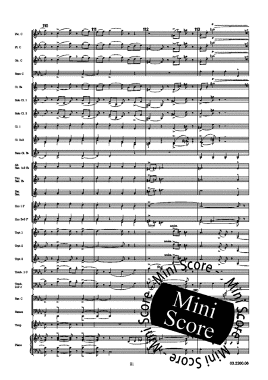 Menuet Pour Maddy Menuet Pour Maddy Fanfare Band scores gallery preview page 25