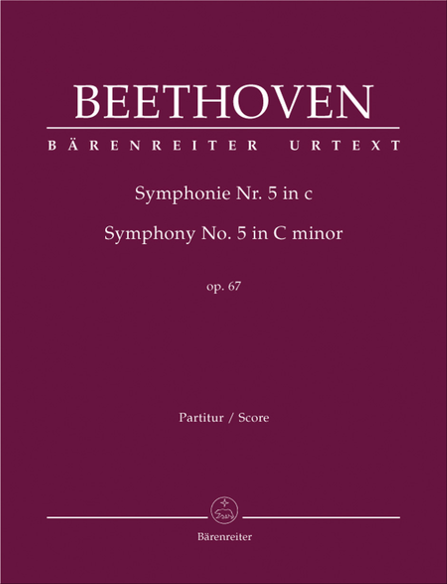 Book cover for Symphony, No. 5 c minor, Op. 67