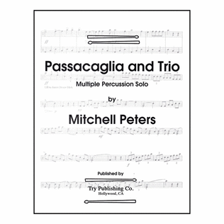 Book cover for Passacaglia And Trio