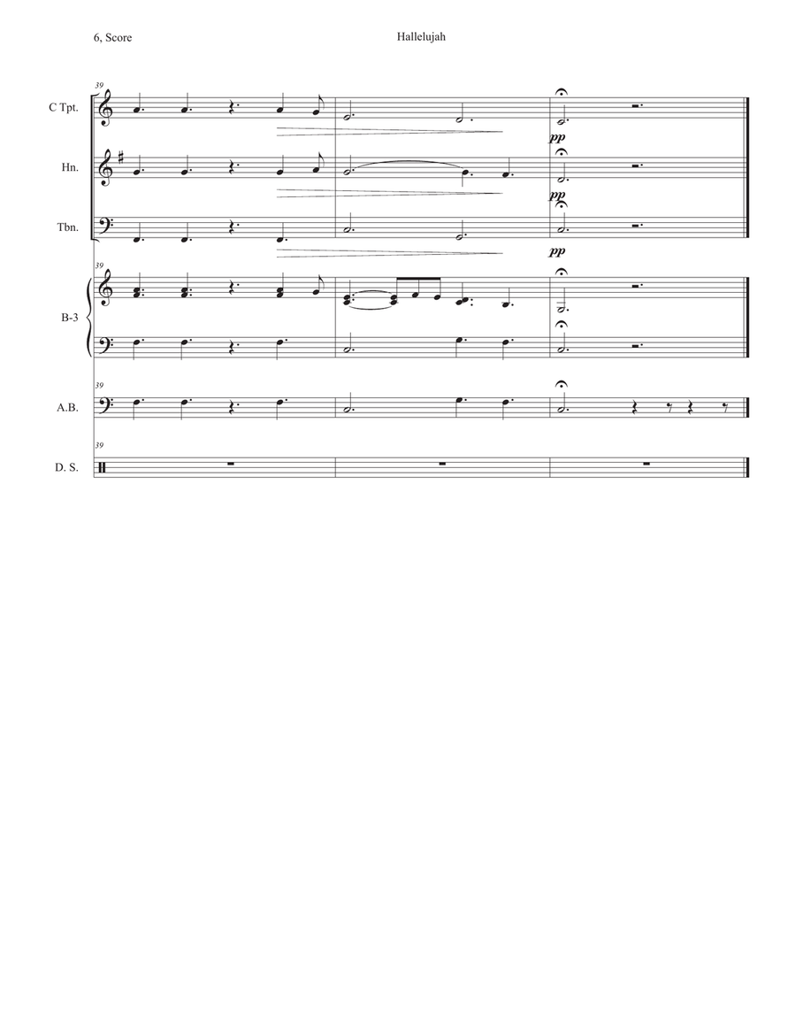 Hallelujah Hallelujah Sacred scores gallery preview page 6