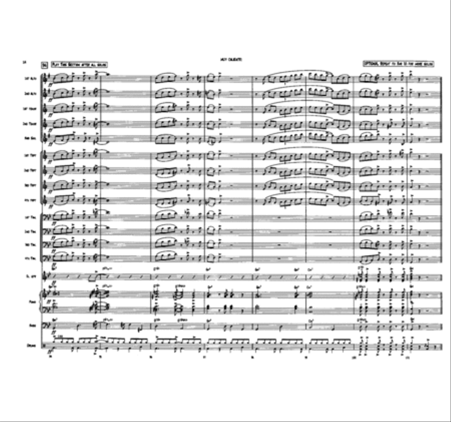 Muy Caliente! Jazz Ensemble scores gallery preview page 14