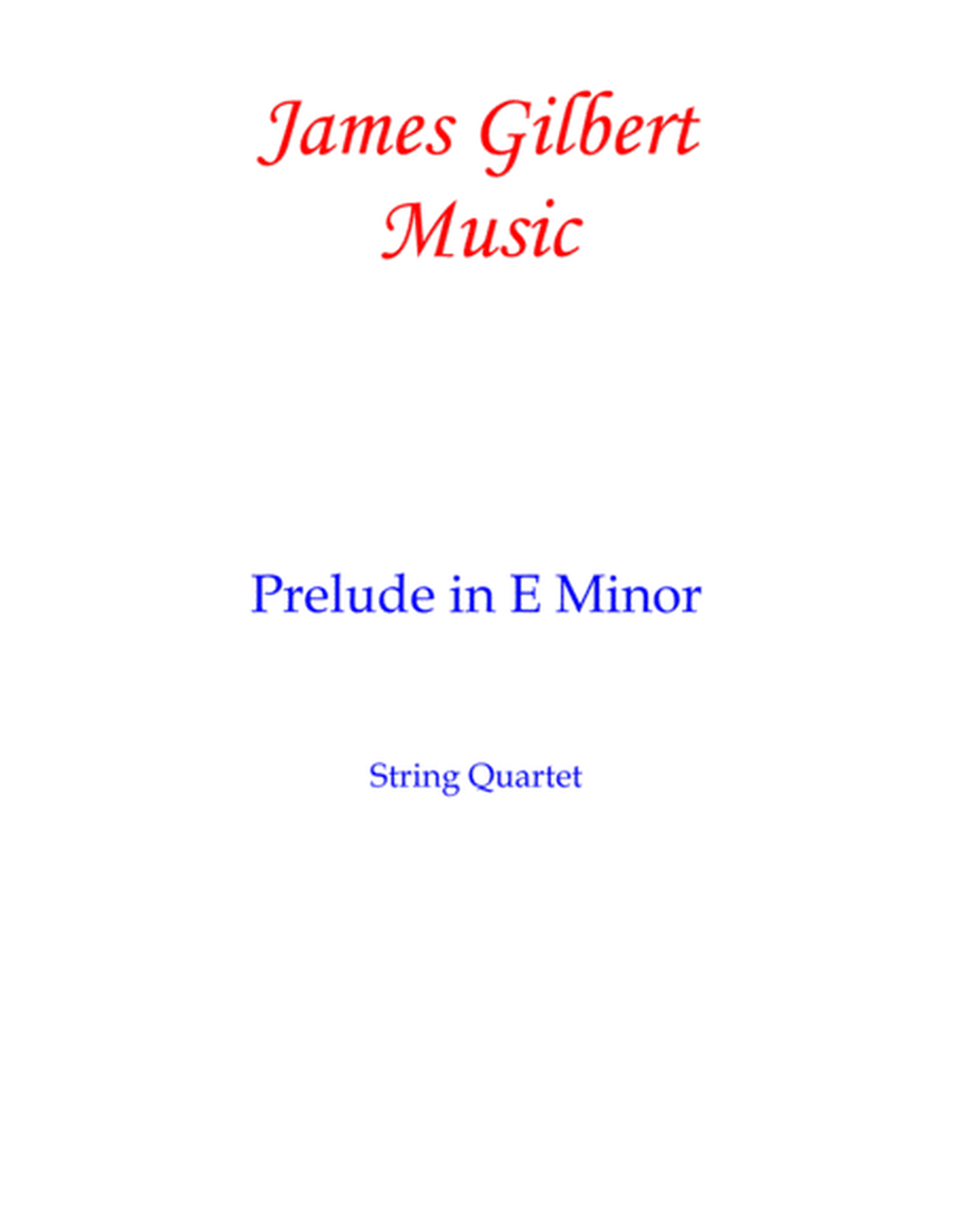 Prelude In E Minor image number null