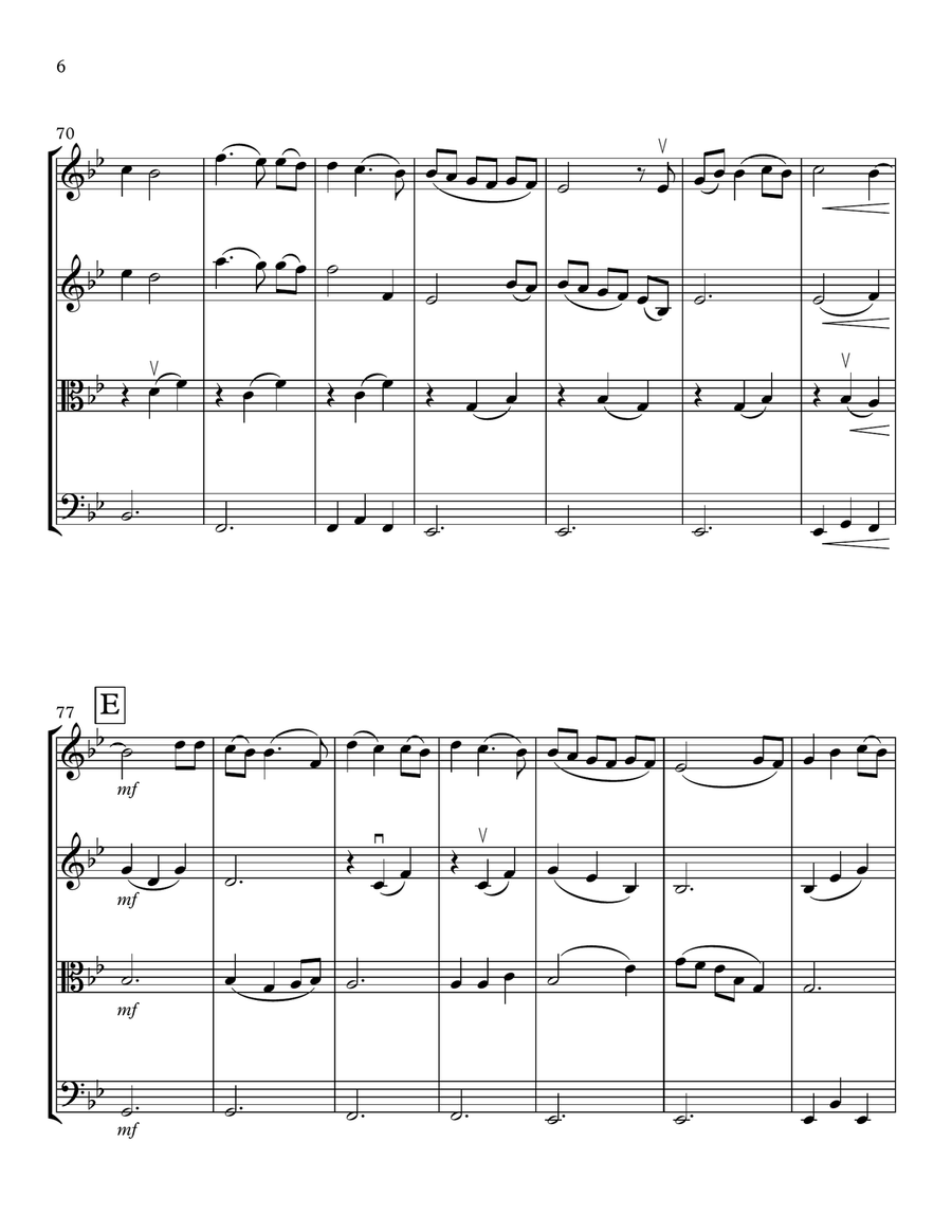 When I Said I Do String Quartet scores gallery preview page 6
