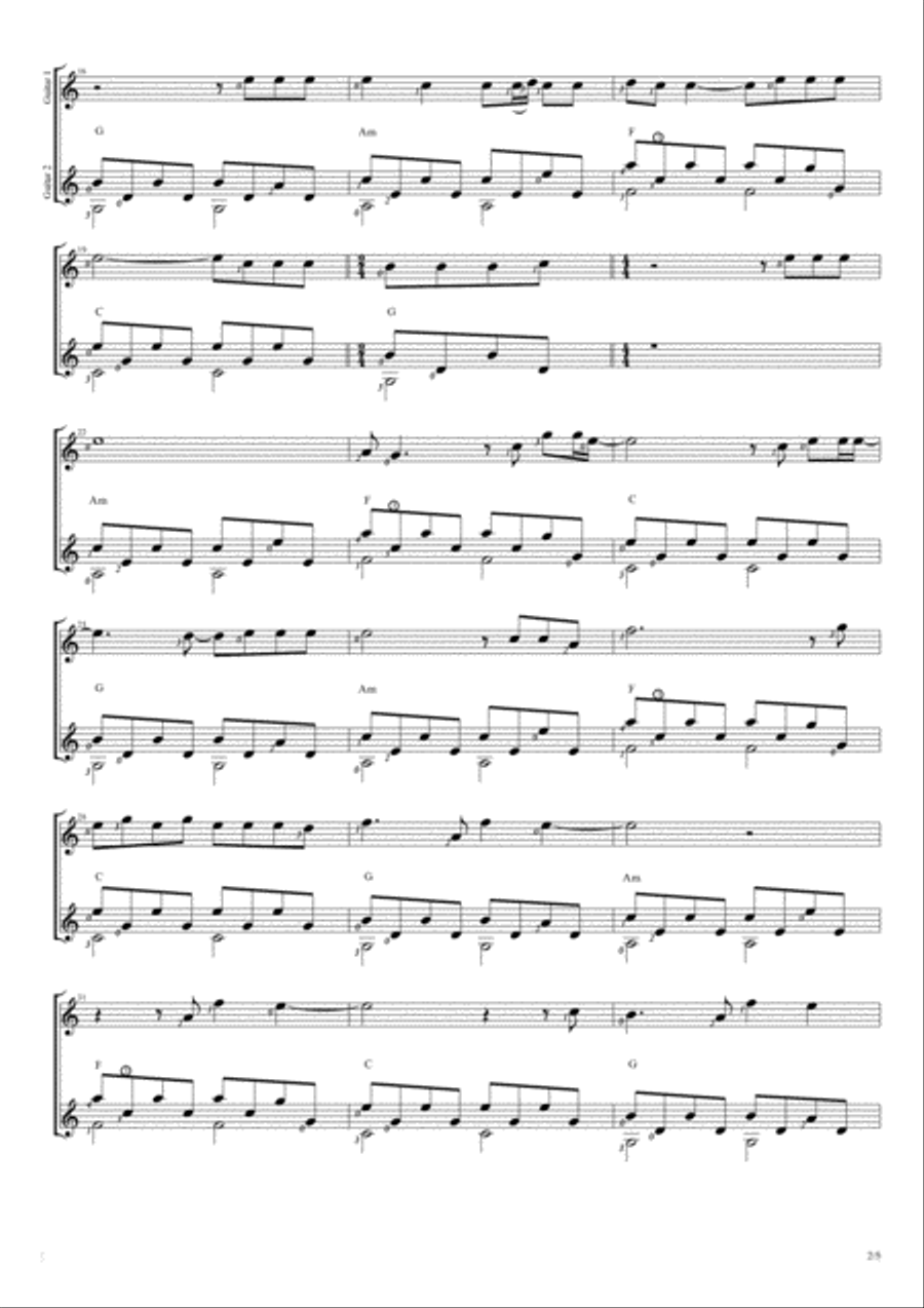 Faded Faded Guitar Solo scores gallery preview page 2