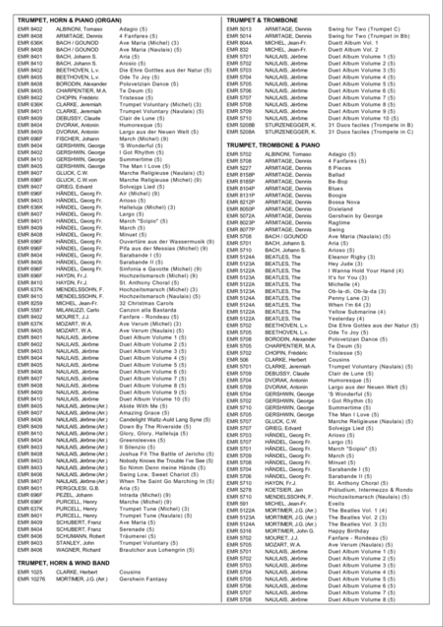 12 Duets Trombone scores gallery preview page 5