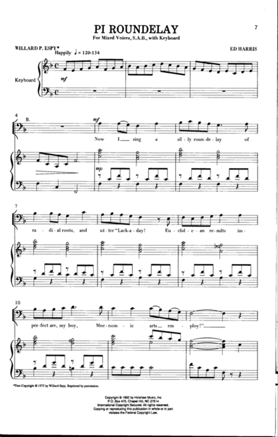 Two Mnemonic Pieces 3-Part scores gallery preview page 4